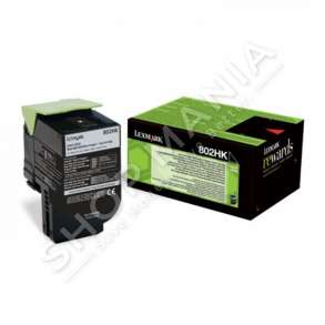 LEXMARK -  ORIGJINALE TONER NGJYRË E ZEZË 80C2HK0 802HK RRETH 4000 FAQE I RIPËRDORSHËM