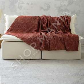 MBULESE DIVANI "GRIZZLY TERRACOTTA" - 180X240CM
