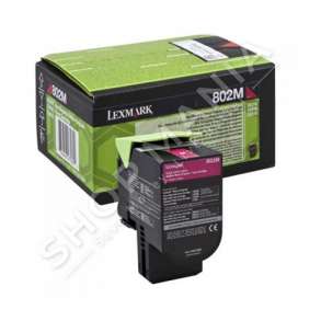 LEXMARK -  ORIGJINALE TONER NGJYRË MAGENTA 80C20M0 802M RRETH 1000 FAQE I RIPËRDORSHËM