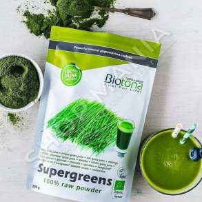 BIOTONA - SUPERGREENS NE FORME PLUHURI 200gr