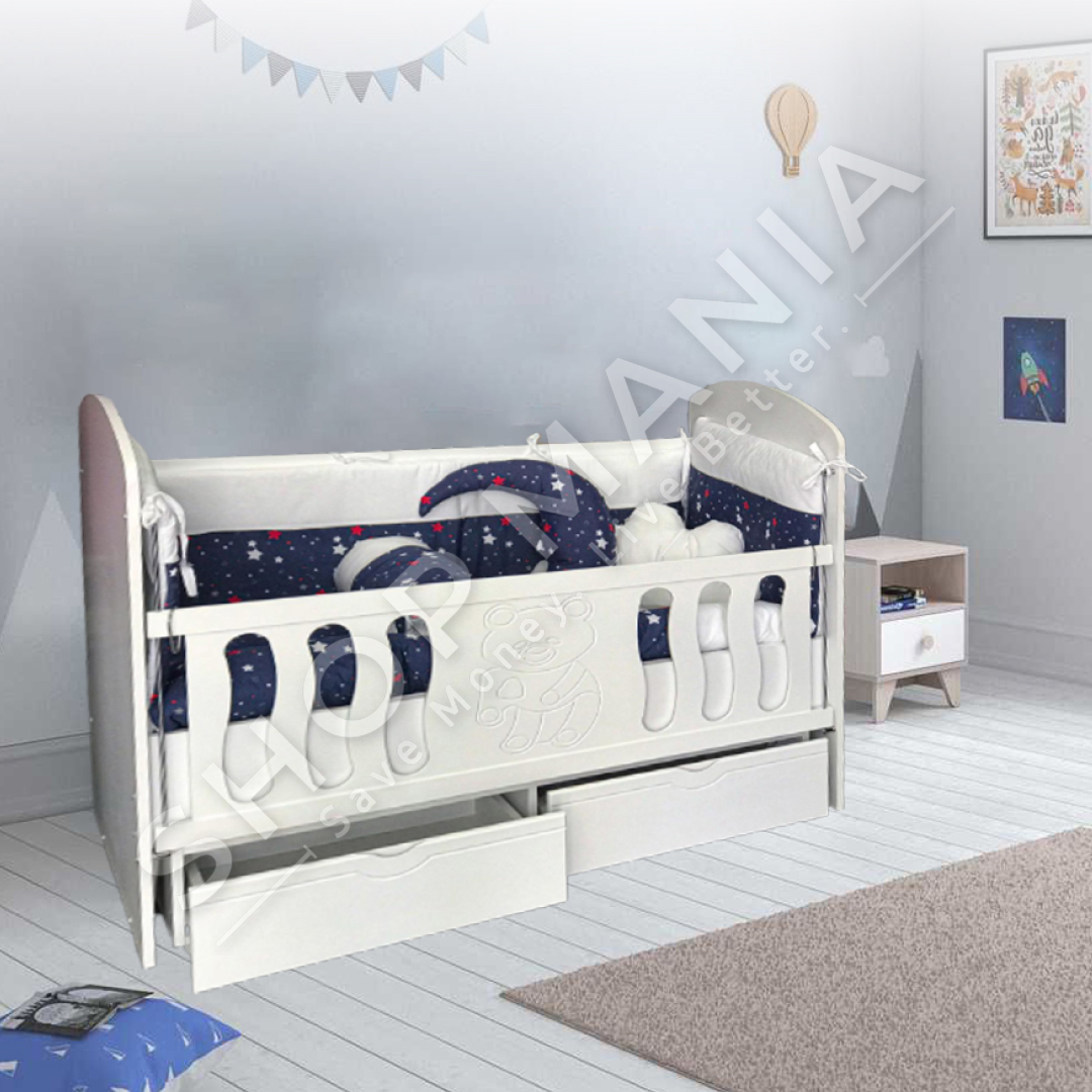 KREVAT PER FEMIJE "DIZAJN ARUSH" - 60X120CM