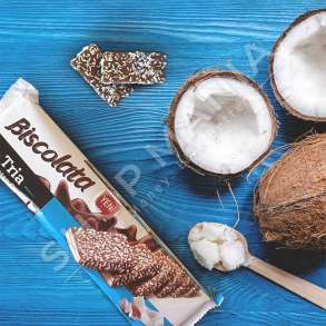 BISCOLATA TRIA - VAFER ME COKOLLATE & ARRE KOKOS - 100G
