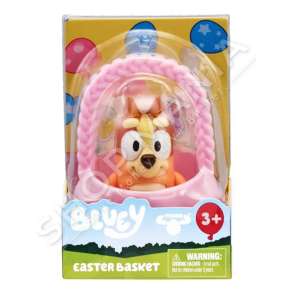 MOOSE - BLUEY & SHPORTA E TIJ E PASHKEVE +3VJEC "FIGURE BLUEY EASTER EGG BASKET" - 630996173299