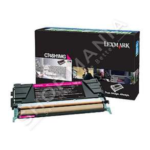 LEXMARK - ORIGJINALE TONER NGJYRË MAGENTA C748H1MG C748 RRETH 10000 FAQE I RIPËRDORSHËM