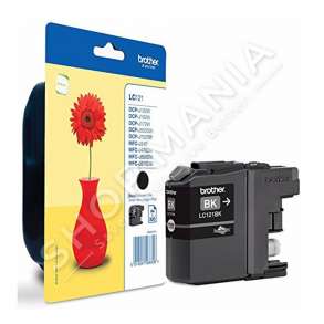 BROTHER  - KARTUÇË ME BOJË NGJYRË E ZEZË LC121BK LC-121 DERI NË 300 FAQE 7.1ML