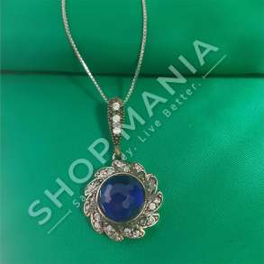 VARESE ARGJEND ME GUR ZIRKONI BLU "FORME LULE"