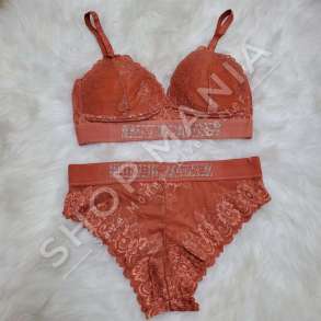 SET INTIMO PORTOKALLI "LOVE LOVE" ME DANTELLE - IVI-025