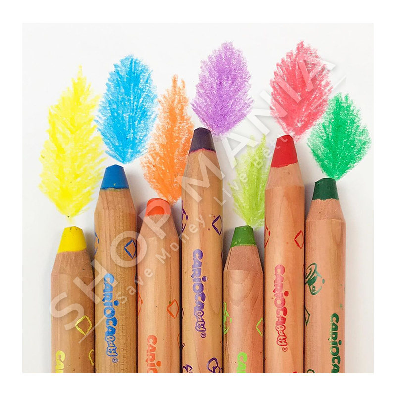 CARIOCA - NGJYRA 3 NË 1 BABY CRAYONS 1+ 6 COPË
