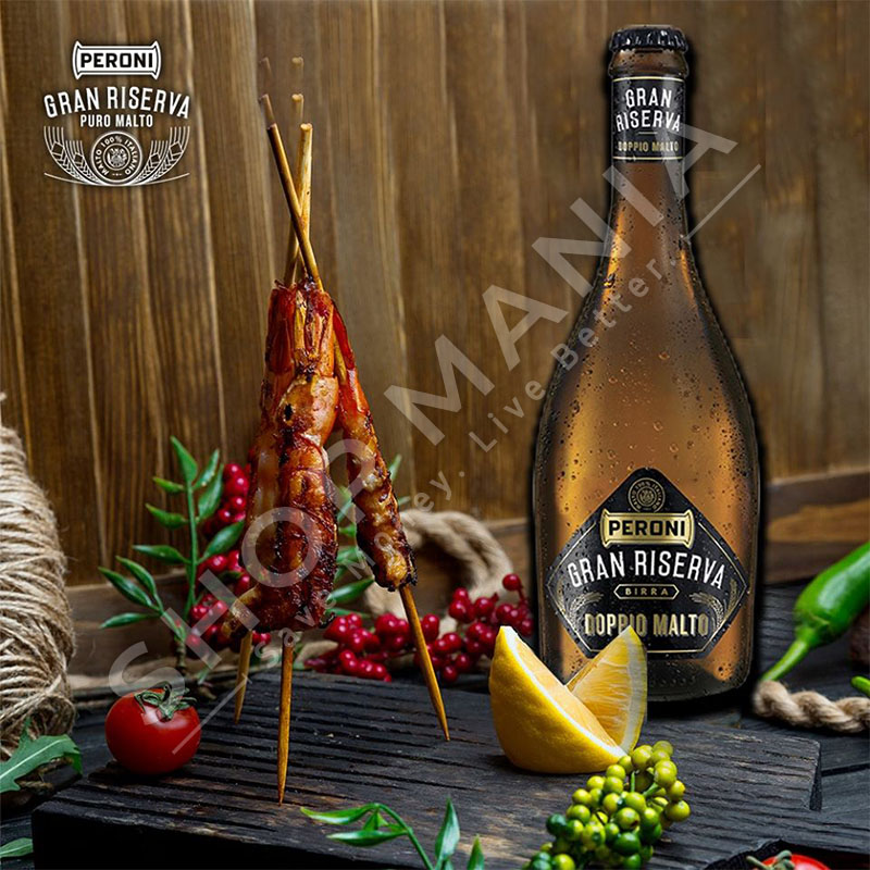 PERONI - BIRRE GRAN RISERVA DOPPIO MALTO NE SHISHE 0.5L, 6.6% VOL.