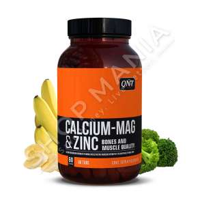 QNT - SUPLEMENT ME KALCIUM + MAGNEZ + ZINK PER SHENDETIN E KOCKAVE & SINTEZEN E PROTEINAVE - 60 TABLETA