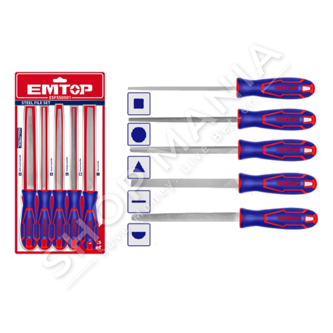 EMTOP - SET 5 LIMA HEKURI 200MM - ESFSS0501