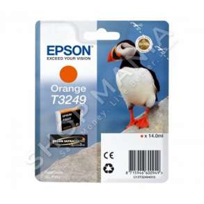 EPSON - KARTUÇË ME BOJË NGJYRË PORTOKALLI C13T32494010 T3249 RRETH 980 FAQE 14ML