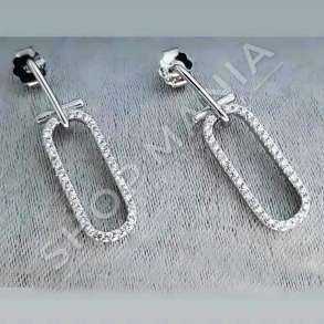 VATHE ARGJENDI ME GURE TE VEGJEL ZIRKONI