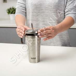 NAVA - GOTE/TERMUES INOKSI ME KAPAK & PIPE - 500ML