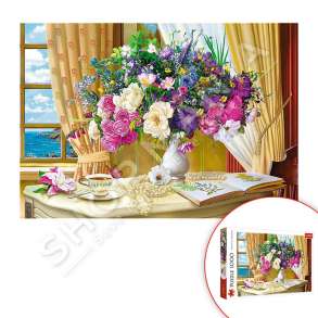 TREFL - PUZZLE ME 1000 COPE FLOWERS IN THE MORNING