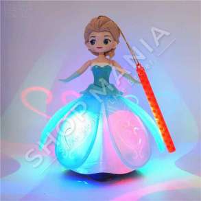 PRINCESHE LODER ME MUZIKE & DRITA +3 VJEC "DANCING PRINCESS WITH LED LIGHT FROZEN MUSIC TOYS FOR GIRL"