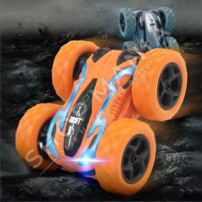 JZL - MAKINE PER FEMIJE ME TELEKOMANDE & BATERI +6VJEC "REMOTE CONTROL CAR FOR KIDS TORNADO RC STUNT CAR TOY DOUBLE SIDED 360° ROTATE"