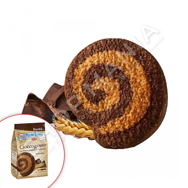 BARILLA/MULINO BIANCO - BISKOTA  ME MIELL INTEGRAL & COKOLLATE "CIOCCOGRANO" - 330G