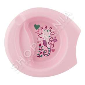 CHICCO - PJATE +6MUAJSH "EASY FEEDING BOWL GIRL" - 8058664086542