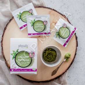 PHYSALIS - SUPLEMENT 3NE1 PER LEKUREN, KYCET & MUSKUJT/INDET "COLLAGEN MATCHA" - 12 BUSTINA
