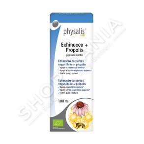 PHYSALIS - SUPLEMENT ME PIKA 100% BIMOR QE NDHMON NE MBROJTJEN NATYRALE & KOMFORTIN E RRUGEVE TE SIPERME TE FRYMEMARRJES "PROPOLIS - ECHINACEA" - 100ML