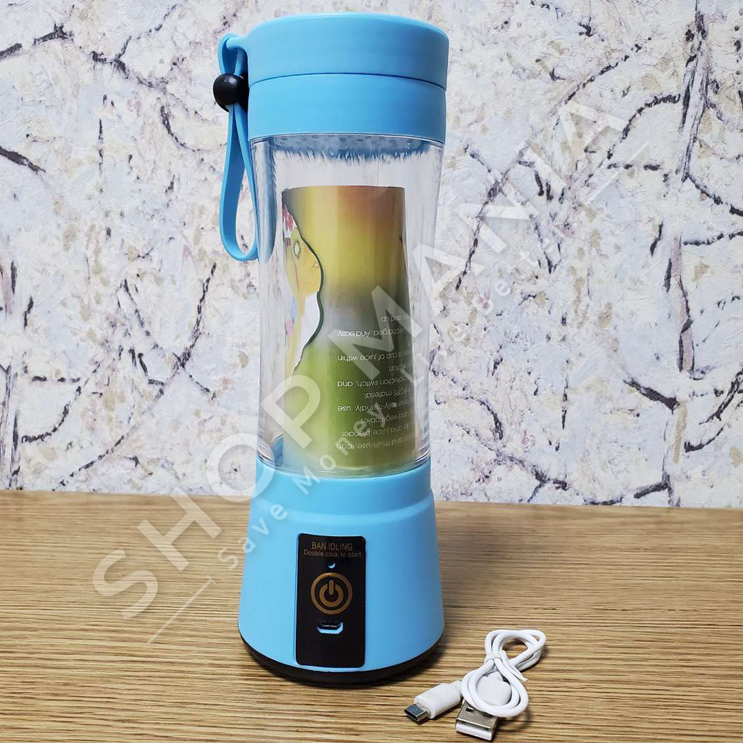 BLENDER PORTATIV 3.5V/380ML "ELECTRIC FRUIT JUICER HANDHELD SMOOTHIE MAKER BLENDER RECHARGEABLE MINI PORTABLE JUICE CUP"