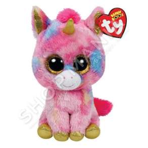 TY ATTIC TREASURES - NJEBRIRESH PREJ PELLUSHI "BEANIE BABIES FANTASIA MULTICOLOR" - 15 CM