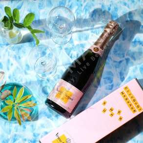 VEUVE CLICQUOT - SHAMPANJE "PONSARDIN ROSE'" - 750ML, 12% VOL.