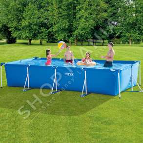 INTEX - PISHINE +6VJEC 4.5X2.2X0.84M "RECTANGULAR FRAME POOL SET WITH FILTER PUMP" - 28274NP