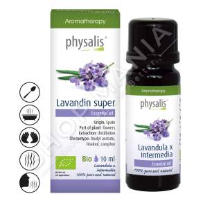 PHYSALIS - VAJ LAVANDOJE 10ML "LAVANDIN SUPER LAVANDULA X INTERMEDIA"