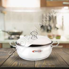 HOMESTYLE - TENXHERE INOKSI ME KAPAK - 22CM