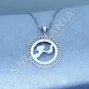 VARESE ARGJEND ME GUR ZIRKONI "DIZAJN NENA ME FEMIJEN" - DHA-BL6.2-148