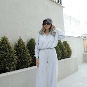 KOSTUM ME BLUZE ME ZINXHIR DHE PANTALLONA - VSHE-33