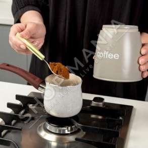 NAVA - XHEZVE ALUMINI 600ML "MEALTING POT/COFFEE POT WITH CERAMIC COATING" - 5205746886443