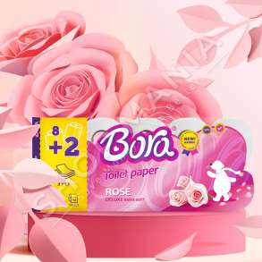 BORA - LETER HIGJIENIKE DELUXE EXTRA SOFT ME AROME TRENDAFILI - 10 COPE