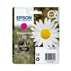 EPSON - KARTUÇË ME BOJË NGJYRË MAGENTA C13T18034010 T1803 RRETH 180 FAQE 3.3ML STANDARD