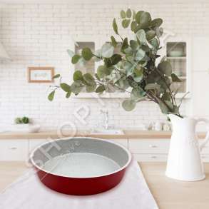 HOMESTYLE - TAVE RRETHORE ME VESHJE GURI - 38X6.5X0.12CM