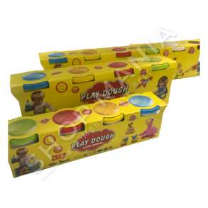 PLASTELINA NE 4 PAKETIME TE MESME "PLAY DOUGH"