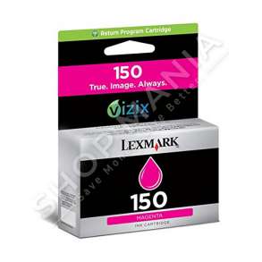 LEXMARK - ORIGJINALE KARTUÇË ME BOJË NGJYRË MAGENTA 14N1609E 150 RRETH 200 FAQE