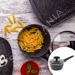 PEDRINI - TIGAN I THELLE ALUMINI ME KAPAK PER INDUKSION - Ø16CM