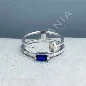 UNAZE ARGJEND ME GUR ZIRKONI