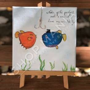 PIKTURE "I'VE STUCK WITH YOU" - 20X20CM