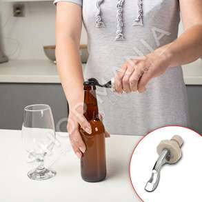 NAVA - HAPESE DHE MBYLLESE PLASTIKE PER SHISHE "MISTY" - 9.5CM