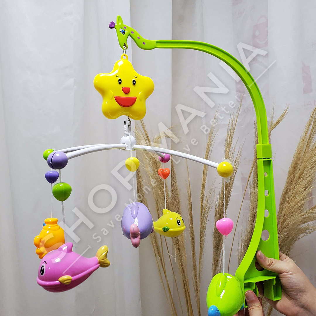 LODER PER KREVAT BEBESH ME MUZIKE "SWEET CUDDLES MUSICAL COT MOBILE WITH HARMONIOUS MUSIC TOY"