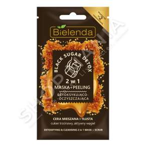 BIELENDA - MASKE DETOKSIFIKUESE & PASTRUESE 8G "BLACK SUGAR DETOX 2 IN 1" - 5902169033262