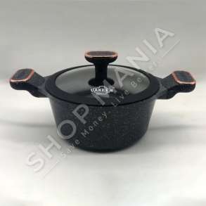 UAKEEN - TENXHERE ME VESHJE GRANITI 28CM/6L - VK-T428