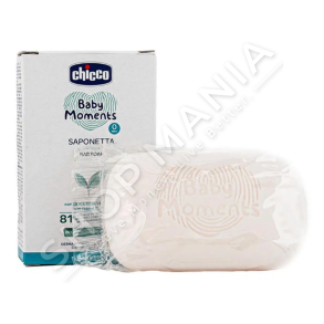 CHICCO - SAPUN 100G/+0MUAJSH "BAR SOAP BABY MOMENTS" - 8058664133680