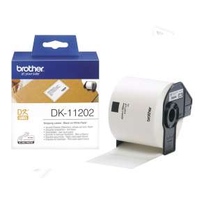 BROTHER - LABEL NCDK11202 WHITE 62MMX100MM 300PSC FOR BROTHER P-TOUCH QL1000 1050 1060