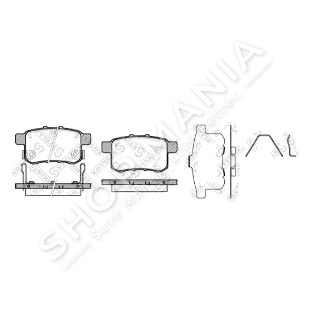 STELLOX - FERROTA PER GOMAT PAS PER MERCEDES-BENZ W211 E70 CDI 2002-2008 - "1002 000-SX"
