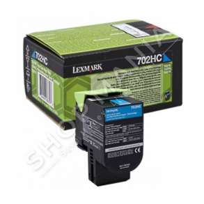 LEXMARK - ORIGJINALE TONER NGJYRË E KALTËR 70C20C0 702C RRETH 1000 FAQE I RIPËRDORSHËM